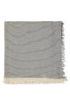 2. XL Scarf | Black & ecru stripes