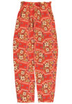 2.Trousers | Red w: floral print_sisters department