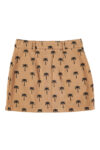 1. Short skirt | Brown w: palm trees_sisters department_1