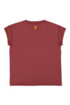 1. Short sleeve t-shirt | Bordeaux w: leopard print_sisters department_1