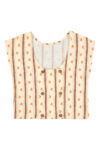 1. Sleeveless blouse | Ecru w: vintage flowers_sisters department_1