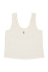 1. Sleeveless top w: v-neck | Ecru w: 1980 print _sisters department_1