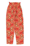 2.Trousers | Red w: floral print_sisters department
