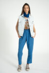 3.Trousers | Blue w: animal print_sisters department