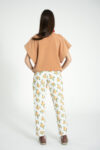1. Trousers | Ecru w: mustard flowers_sisters department_1