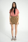 1. Short skirt | Brown w: palm trees_sisters department_1