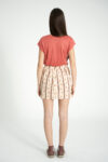 1. Short skirt | Ecru w: vintage flowers_sisters department_1