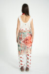 1. Sleeveless top w: v-neck | Ecru w: 1980 print _sisters department_1