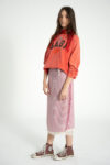 1. Sweatshirt | Washed red w: baby print_sisters department_1