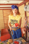 3.Trousers | Blue w: animal print_sisters department