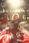 1. Top w: v-neck | Orange w: dance society print_sisters department_1