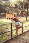 1. Shorts w: fringes | Light blue denim w: zebra print_sisters department_1