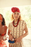 1. Sleeveless blouse | Ecru w: vintage flowers_sisters department_1