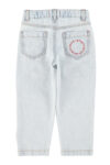 1.mom fit trousers | washed light blue denim_piupiuchick