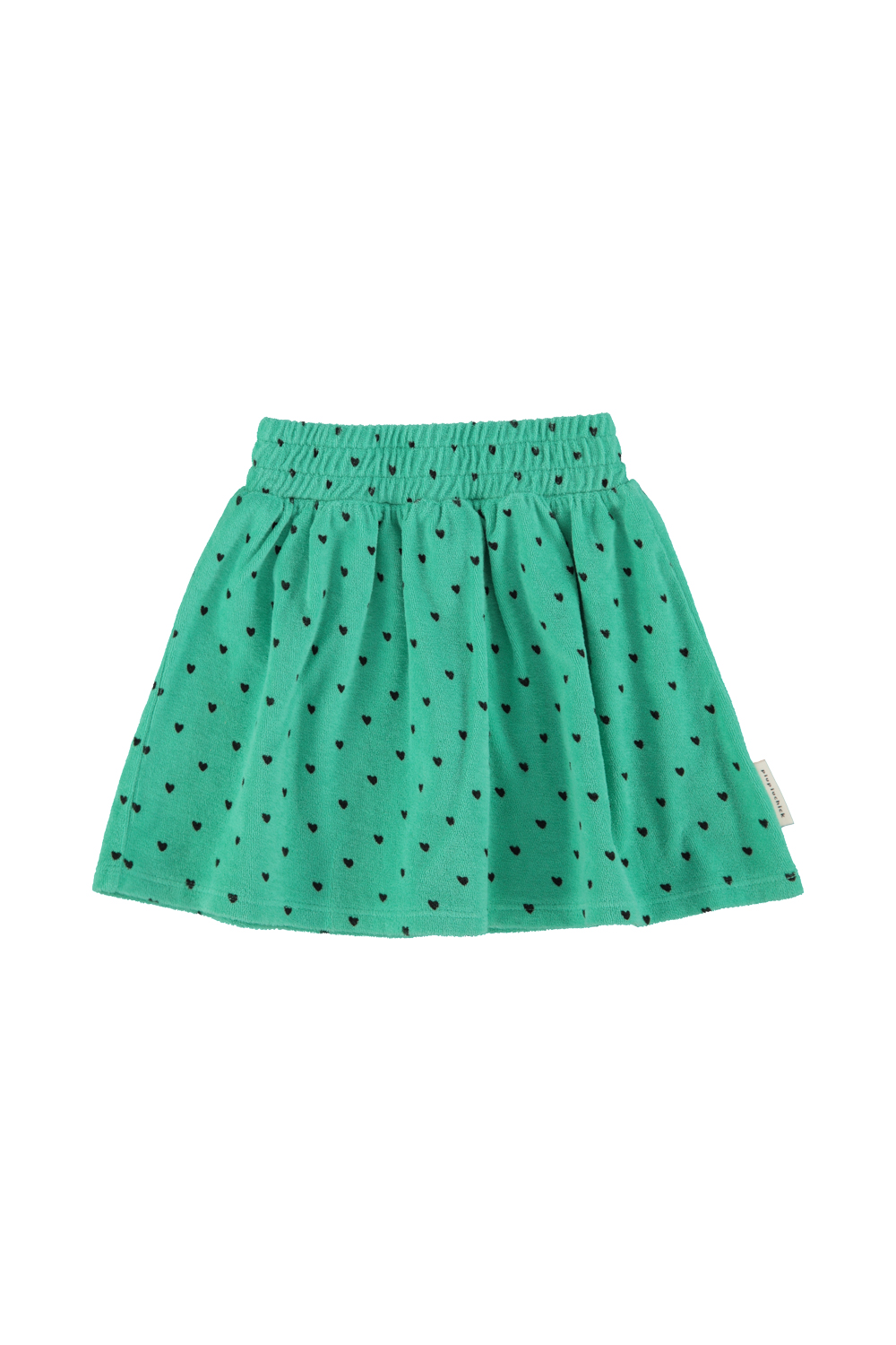 1.short skirt | green w: black hearts allover_piupiuchick