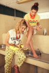 2. Trousers | Yellow w: palm trees_sisters department_2